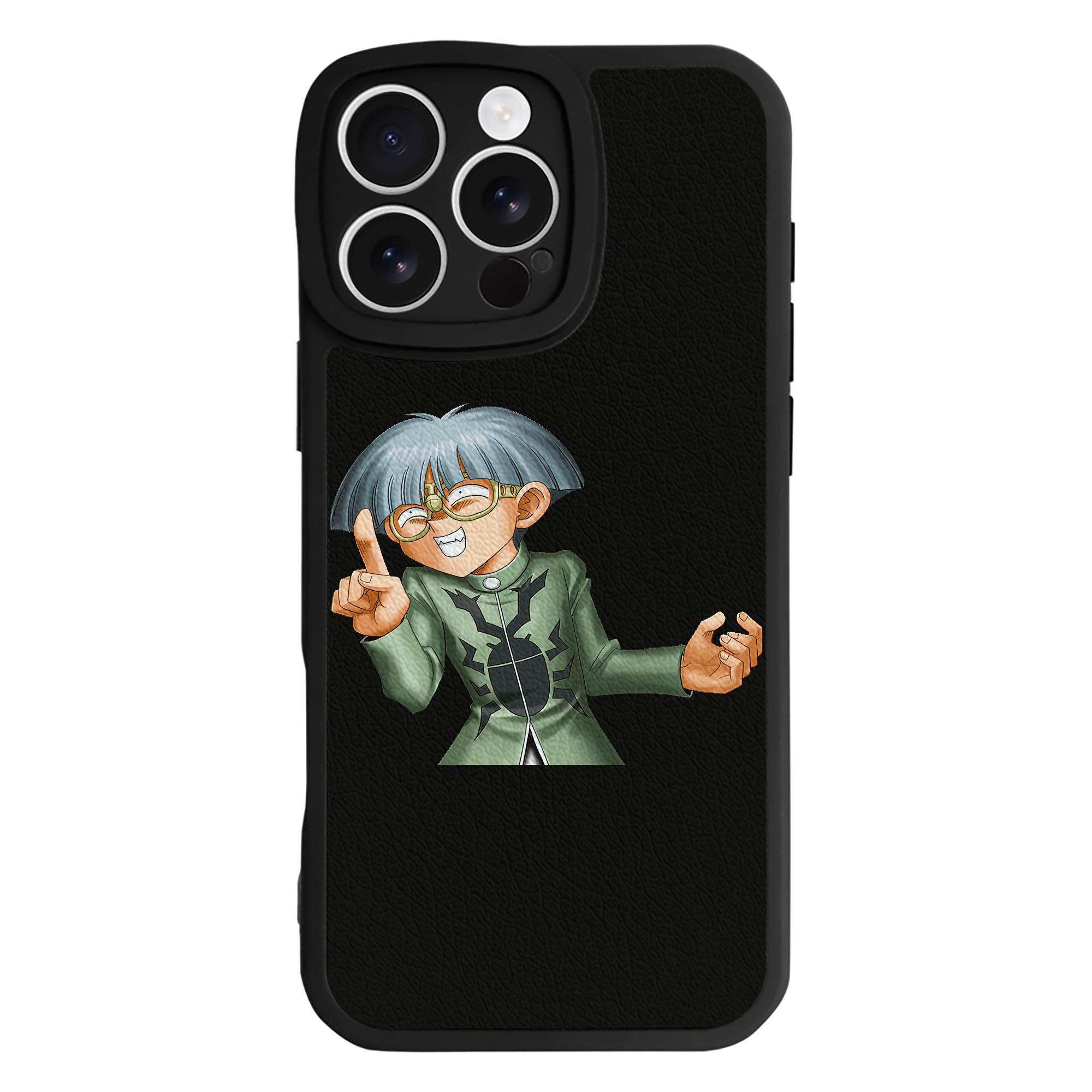 （画像用） 遊☆戯☆王 Yu-Gi-Oh! 【iPhone 16シリーズ対応】シリコンスマホケース（レザー調） 材質：シリコン